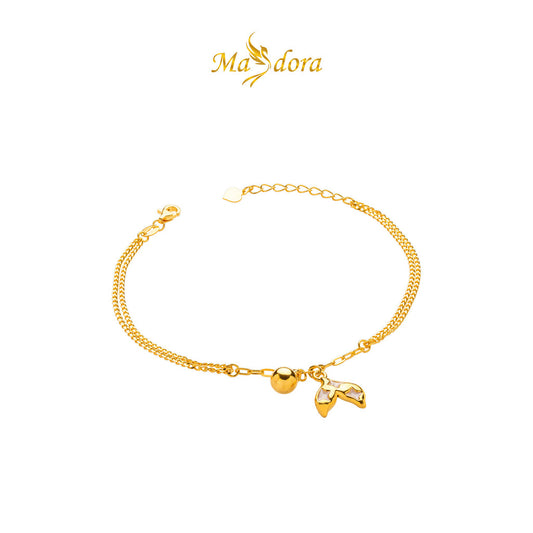MASDORA 999 Gold Bracelet Rantai Tangan Emas ~ Starry Mermaid (EMAS 999/24K)