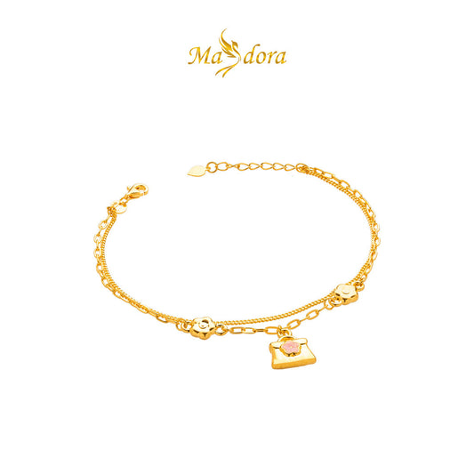 MASDORA 999 Gold Bracelet Rantai Tangan Emas ~ Sweet Bag (EMAS 999/24K)