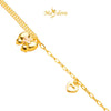 MASDORA 999 Gold Bracelet Rantai Tangan Emas ~ Duo Chain Ribbon (EMAS 999/24K)