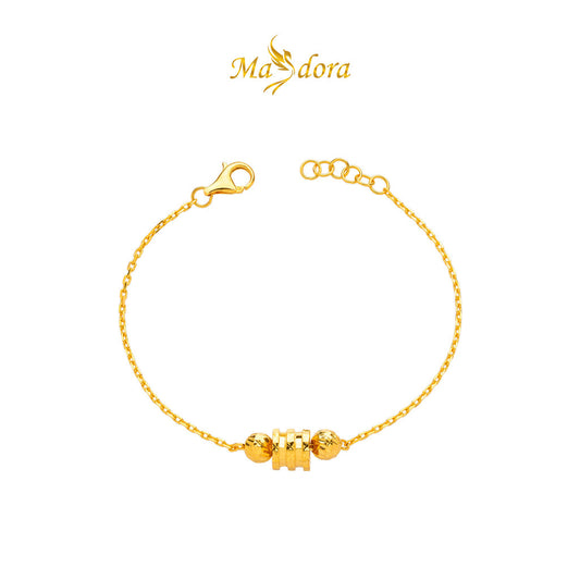 MASDORA 916 Gold Bracelet Rantai Tangan Emas ~ Golden Round Galaxy (EMAS 916/22K)