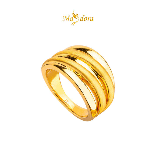 MASDORA 999 Gold Ring Rings Cincin Emas ~ Exclusive Snowdrop Petal (EMAS 999/24K)