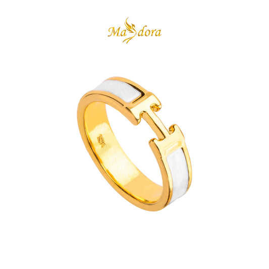 MASDORA 999 Gold Ring Rings Cincin Emas ~ Striking Hers (EMAS 999/24K)