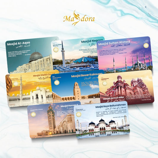 MASDORA 999.9 Gold 1 Dinar (4.25GM) Haji Collection Series (EMAS 999.9/24K)