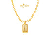 MASDORA 999 Gold Pendant Loket Emas ~ Golden Math Abacus (EMAS 999/24K) -- FREE 925 SILVER NECKLACE!