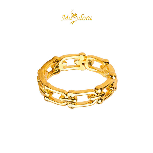 MASDORA 999 Gold Ring Rings Cincin Emas ~ Golden Hardware Band (EMAS 999/24K)