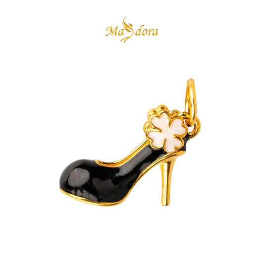 MASDORA 999 Gold Pendant Loket Emas ~ Flowery Heel (EMAS 999/24K)