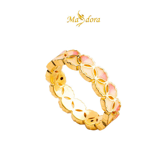 MASDORA 916 Gold Ring Rings Cincin Emas ~ HG Everbloom Band (EMAS 916/22K)