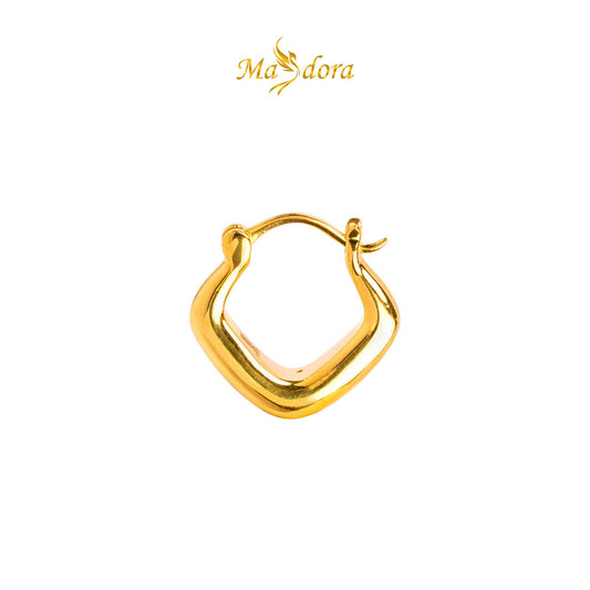 MASDORA 999 Gold Earring Earrings Subang Emas ~ Golden Classy Harp (EMAS 999/24K)