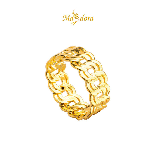 MASDORA 916 Gold Ring Rings Cincin Emas ~ HG Coco King 6mm (EMAS 916/22K)