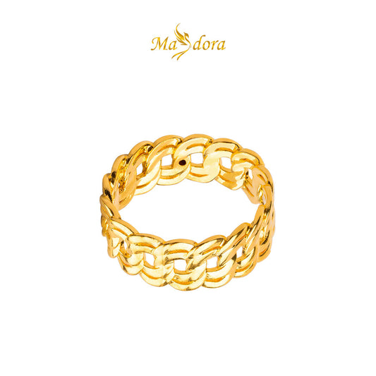 MASDORA 916 Gold Ring Rings Cincin Emas ~ HG Coco King 6mm (EMAS 916/22K)