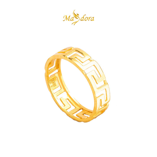 MASDORA 916 Gold Ring Rings Cincin Emas ~ Golden Pristine Grace (EMAS 916/22K)