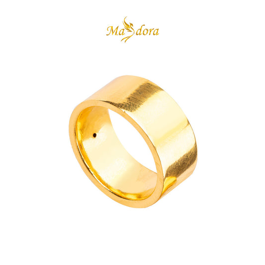 MASDORA 916 Gold Ring Rings Cincin Emas ~ HG Belah Rotan Plain (EMAS 916/22K)