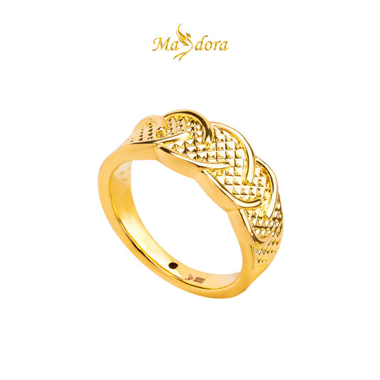 MASDORA 916 Gold Ring Rings Cincin Emas ~ HG Mini Classic Twine (EMAS 916/22K)