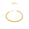 MASDORA 916 Gold Bracelet Rantai Tangan Emas ~ HG Golden Plain Boba (EMAS 916/22K)