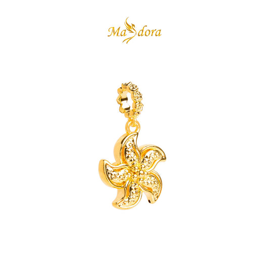 MASDORA 916 Gold Pendant Loket Emas ~ HG Pointy Flower (EMAS 916/22K)