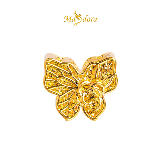 MASDORA 916 Gold Pendant Loket Emas ~ HG Butterfly Rosie (EMAS 916/22K)