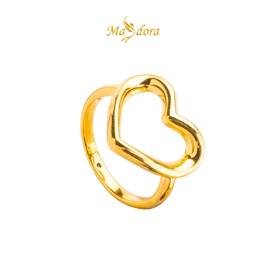 MASDORA 916 Gold Ring Rings Cincin Emas ~ HG Pleasant Sincero Love (EMAS 916/22K)