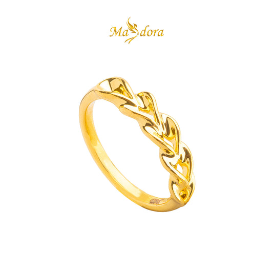 MASDORA 916 Gold Ring Rings Cincin Emas ~ HG New Flipped Knot (EMAS 916/22K)