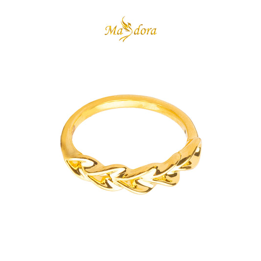 MASDORA 916 Gold Ring Rings Cincin Emas ~ HG New Flipped Knot (EMAS 916/22K)