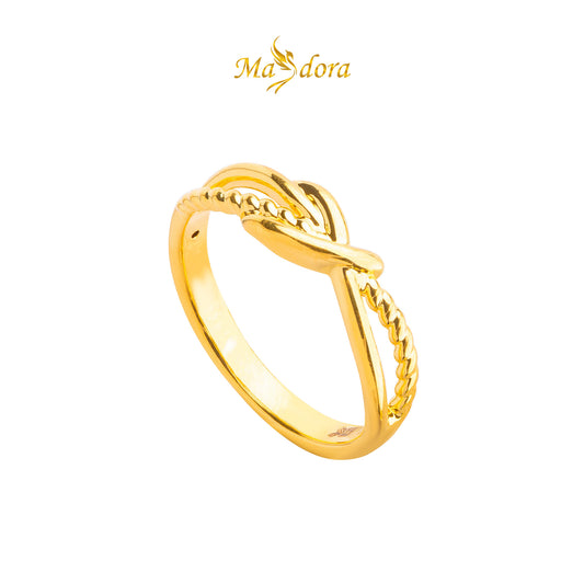 MASDORA 916 Gold Ring Rings Cincin Emas ~ HG New Tied Rope (EMAS 916/22K)