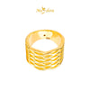 MASDORA 916 Gold Ring Rings Cincin Emas ~ HG Golden Quintuple Ripple (EMAS 916/22K)