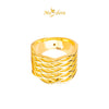 MASDORA 916 Gold Ring Rings Cincin Emas ~ HG Golden Quintuple Ripple (EMAS 916/22K)