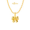 MASDORA 916 Gold Pendant Loket Emas ~ HG Tie Knot Bow (EMAS 916/22K)