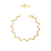 MASDORA 916 Gold Bracelet Rantai Tangan Emas ~ Duotone Binded Wave (EMAS 916/22K)