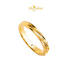 MASDORA 916 Gold Ring Rings Cincin Emas ~ HG Golden Cavo Band (EMAS 916/22K)