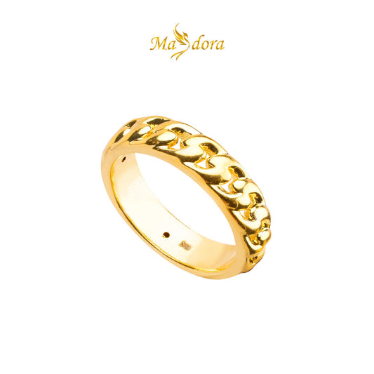 MASDORA 916 Gold Ring Rings Cincin Emas ~ HG Golden Half Anchor (EMAS 916/22K)