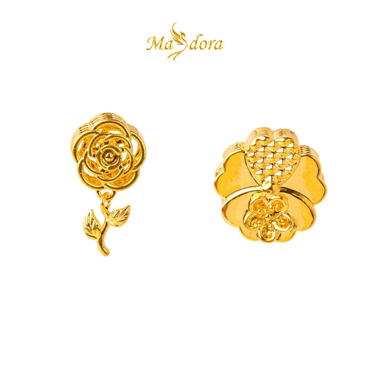 MASDORA 916 Gold Pendant Loket Emas ~ HG Lucky Rose (EMAS 916/22K)