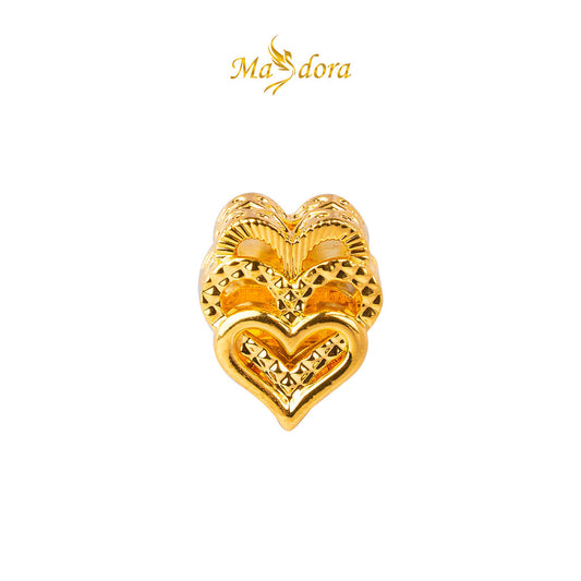 MASDORA 916 Gold Beads Bead Emas ~ HG Golden Stacked Sincero (EMAS 916/22K)