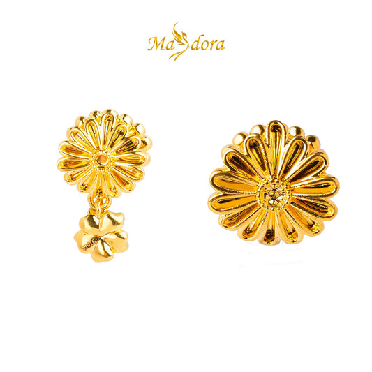 MASDORA 916 Gold Beads Bead Emas ~ HG Golden Plain Dangle Daisy (EMAS 916/22K)