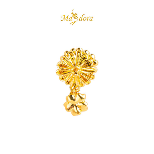 MASDORA 916 Gold Beads Bead Emas ~ HG Golden Plain Dangle Daisy (EMAS 916/22K)