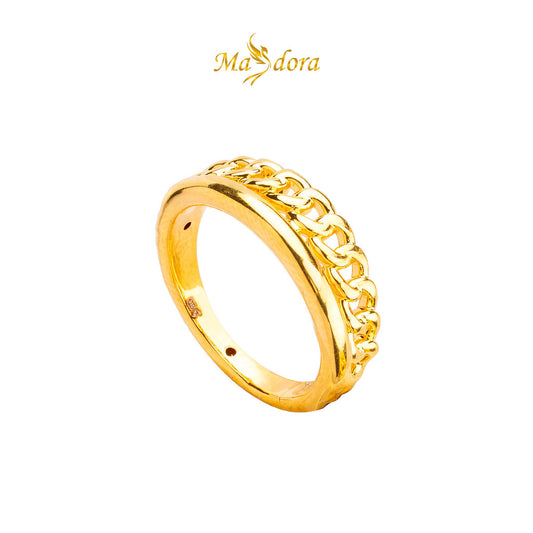 MASDORA 916 Gold Ring Rings Cincin Emas ~ HG Golden Lined Coco (EMAS 916/22K)