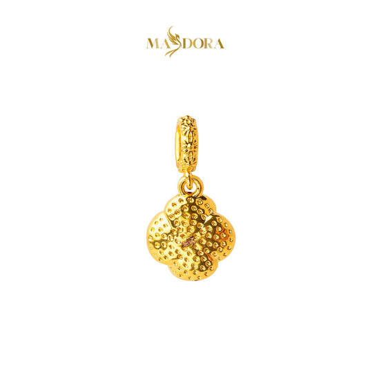 MASDORA 916 Gold Pendant Loket Emas ~ HG Golden CC Rose (EMAS 916/22K)