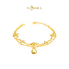 MASDORA 916 Gold Bracelet Rantai Tangan Emas ~ HG Golden Double Louisa (EMAS 916/22K)
