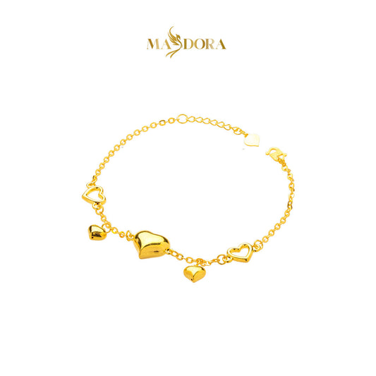 MASDORA 916 Gold Bracelet Rantai Tangan Emas ~ HG Fluffy Sincero Clan (EMAS 916/22K)