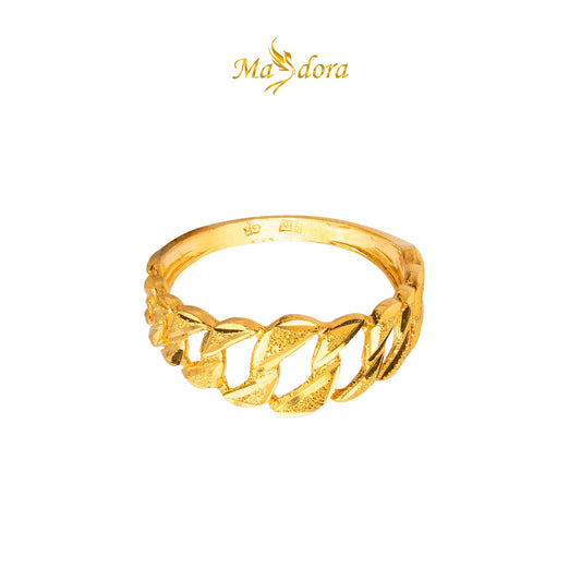 MASDORA 916 Gold Ring Rings Cincin Emas ~ Padu Gajah Pasir (EMAS 916/22K)