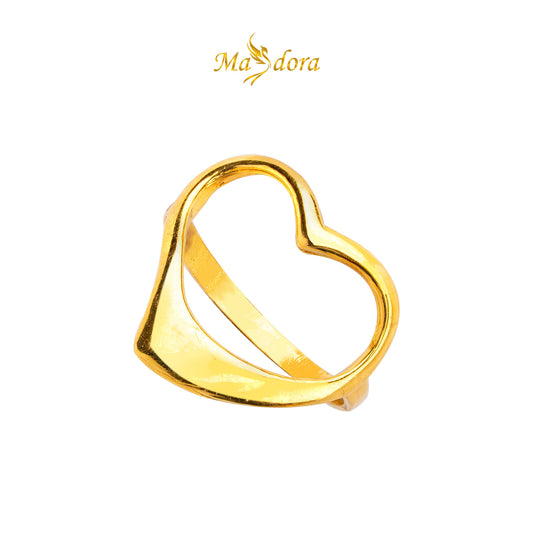 MASDORA 916 Gold Ring Rings Cincin Emas ~ Modern Fancy Sincero Love (EMAS 916/22K)