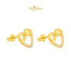 MASDORA 916 Gold Earings Earing Subang Emas ~ Sparkling Knot Of Love (EMAS 916/22K)