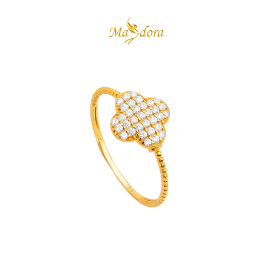 MASDORA 916 Gold Ring Rings Cincin Emas ~ Lucky Rope (EMAS 916/22K)