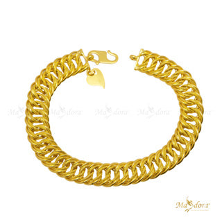 Masdora Coco Lipan Gold Bracelet Emas 916