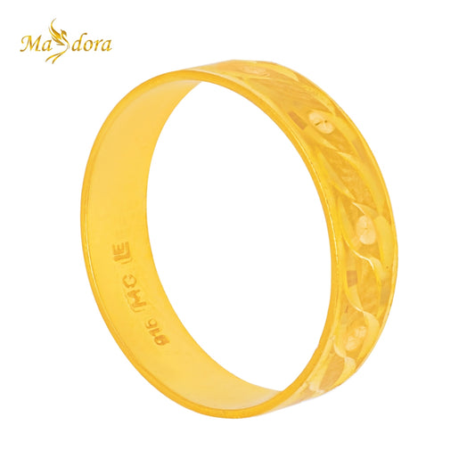 MASDORA Golden Weave Ring (Emas 916)