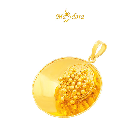 MASDORA 916 Gold Pendant Loket Emas ~ Emirates Star Indera Gold (EMAS 916/22K)