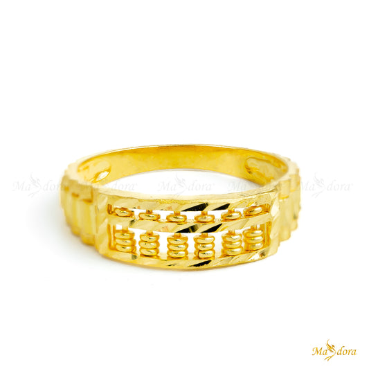Elegant Abacus Ring (S) (Emas 916)