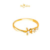 MASDORA 916 Gold Ring Rings Cincin Emas ~ Blooming Floral (EMAS 916/22K)