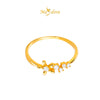 MASDORA 916 Gold Ring Rings Cincin Emas ~ Blooming Floral (EMAS 916/22K)