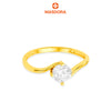 MASDORA 916 Gold Ring Rings Cincin Emas ~ Solitaire Gold (EMAS 916/22K)
