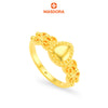 MASDORA 916 Gold Ring Rings Cincin Emas ~ HG Golden Pebble  (EMAS 916/22K)